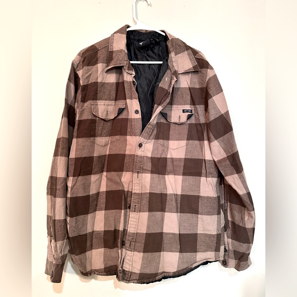 No Fear 90’s style Flannel cozy warm double layers.